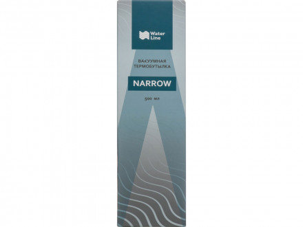 Термобутылка Narrow с вакуумной медной изоляцией, 500 мл, серебристый (Р)