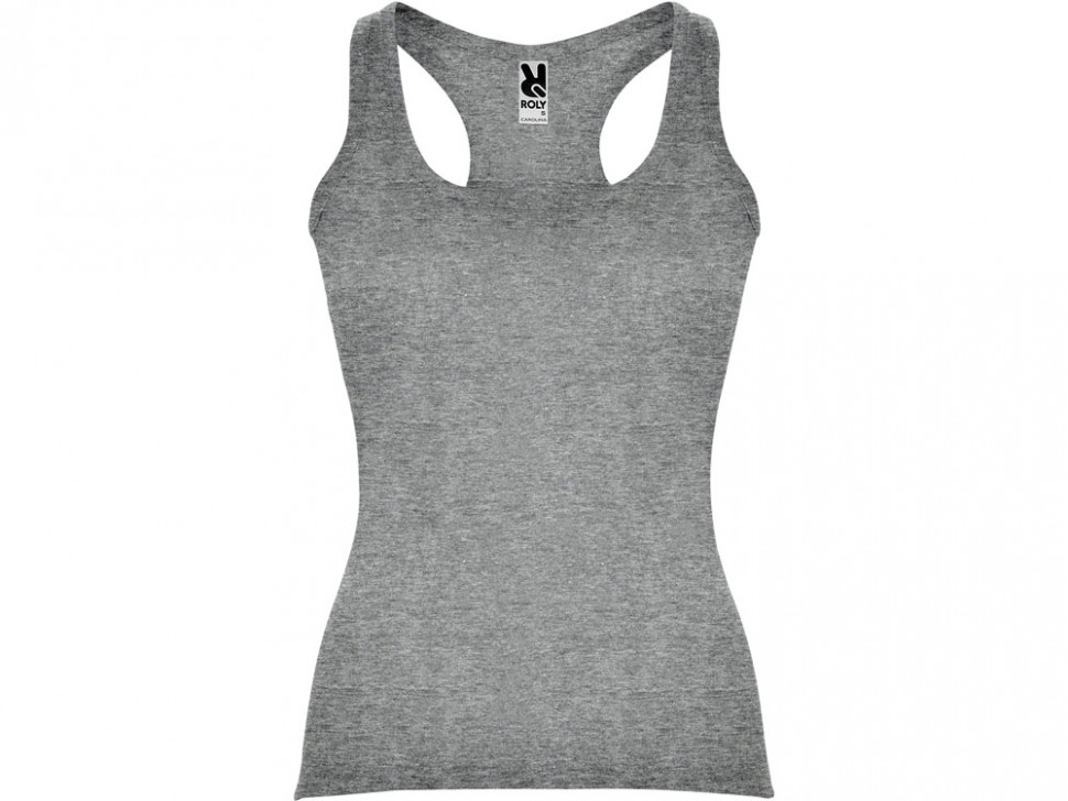 Майка Carolina женская, серый меланж