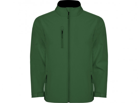 Куртка софтшелл Nebraska мужская, бутылочный зеленый