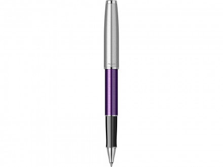 Ручка-роллер Parker Sonnet Essentials Violet SB Steel CT, цвет чернил black, перо: F, в подарочной упаковке.