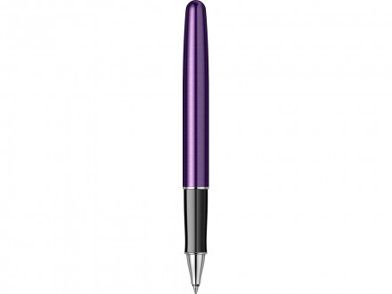 Ручка-роллер Parker Sonnet Essentials Violet SB Steel CT, цвет чернил black, перо: F, в подарочной упаковке.
