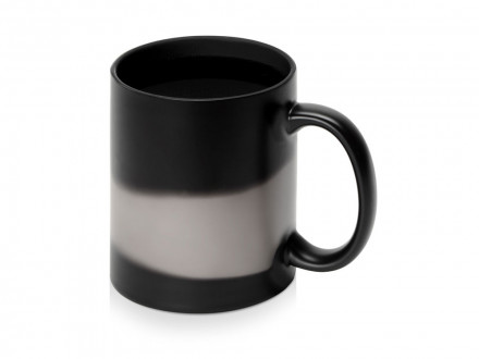 Кружка-хамелеон Surprise матовая, черный/черный (Р)