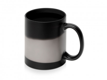 Кружка-хамелеон Surprise матовая, черный/черный (Р)