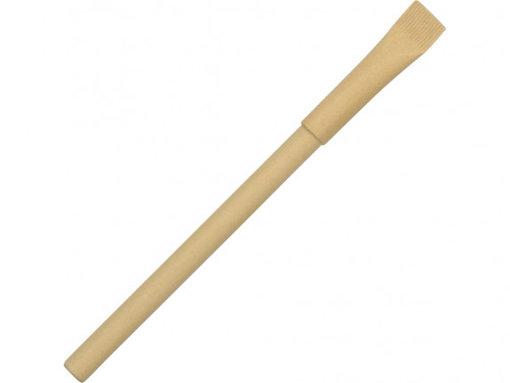 Ручка картонная с колпачком Recycled, натуральный (Р)