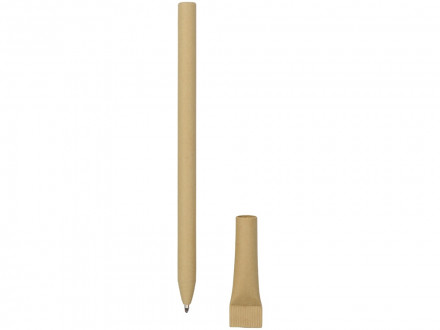 Ручка картонная с колпачком Recycled, натуральный (Р)