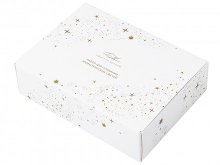 Набор для создания 2-х ароматических свечей: имбирный пряник, рождественская елка