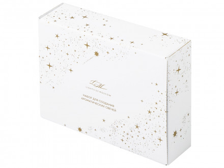 Набор для создания 2-х ароматических свечей: имбирный пряник, рождественская елка