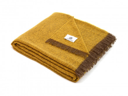 Плед MARZOTTO ERA BLEND 1310, горчичный