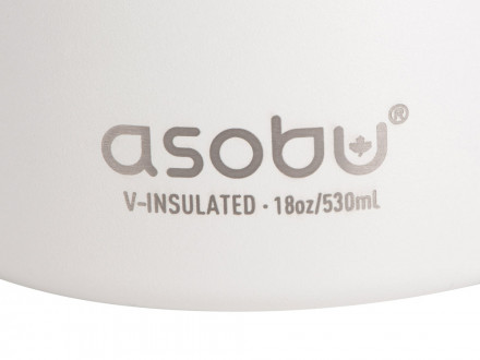 Вакуумная термобутылка ALPINE FLASK, 530 мл, белый