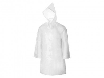 Дождевик Hawaii c чехлом унисекс, бесцветный полупрозрачный