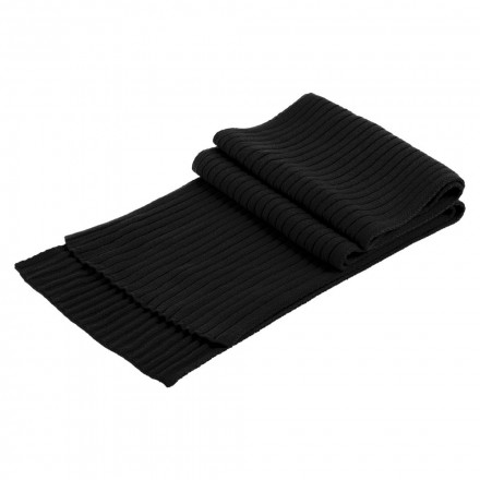 Шарф Stripes, черный