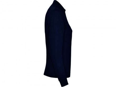 Рубашка поло Estrella женская с длинным рукавом, нэйви