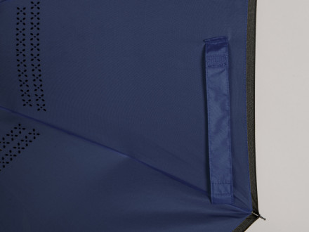 Зонт-трость наоборот Inversa, полуавтомат, темно-синий