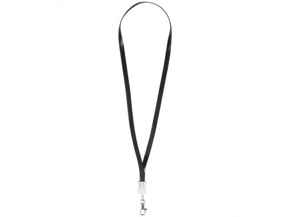 Зарядный кабель-клип 2 в 1, черный