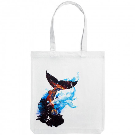 Холщовая сумка «Гиганты Вселенной», молочно-белая