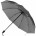 Зонт складной Silvermist, черный с серебристым