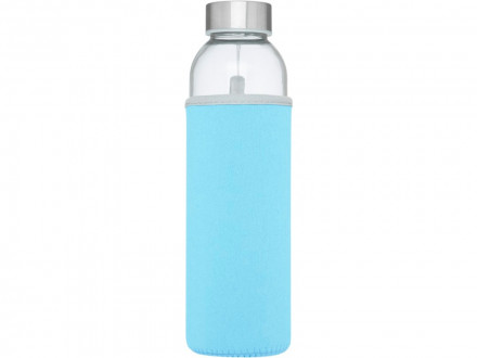 Спортивная бутылка Bodhi из стекла объемом 500 мл, светло-синий