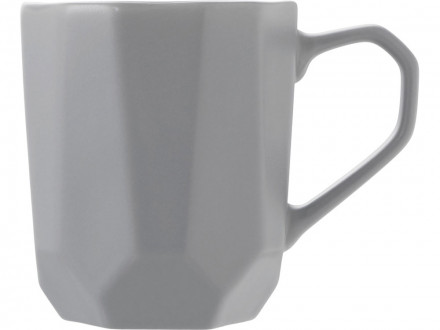 Кружка с гранями Amery, 310мл, серый матовый