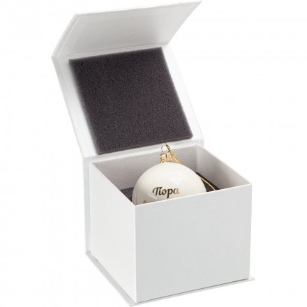 Елочный шар «Всем Новый год», с надписью «Пора встречать!»