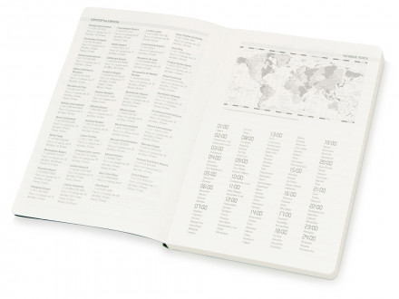 Ежедневник А5 недатированный Megapolis Velvet Flex, синий флуор