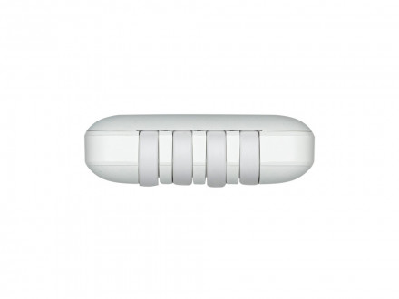 RIVACASE VA2210 (10000 мАч) внешний аккумулятор с дисплеем и встроенными кабелями, белый, 12/48