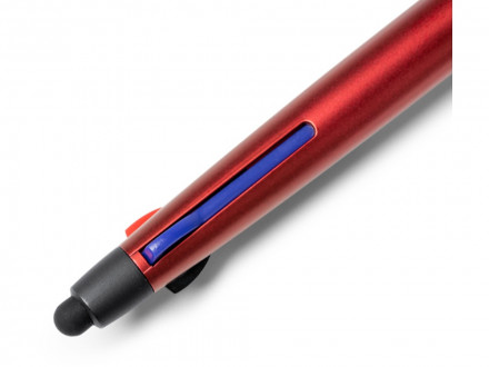 Шариковая ручка SANDUR с чернилами 3-х цветов, красный