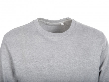 Свитшот Warsaw 220гр, унисекс, серый меланж