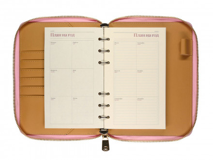 ЕЖЕДНЕВНИК недатированный А5- RIVIERA. ZEFIR (РОЗОВЫЙ ЗЕФИР)