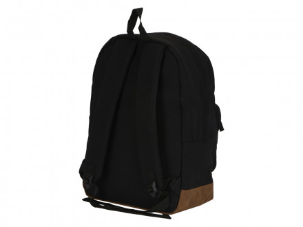 Рюкзак Shammy с эко-замшей для ноутбука 15, черный