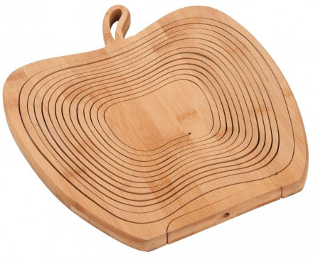 Фруктовница из бамбука «Яблоко»