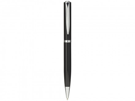 Ручка металлическая шариковая Town, черный/серебристый