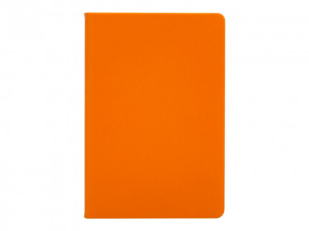Бизнес-блокнот С3 софт-тач с магнитом, твердая обложка, 128 листов, оранжевый