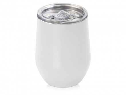 Подарочный набор c термокружкой, блокнотом, ручкой и свечкой, белый