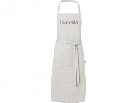 Pheebs 200 g/m2 recycled cotton apron, серый яркий