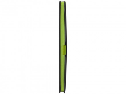 Блокнот Color edge A5, черный/лайм