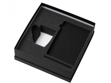 Подарочный набор с блокнотом С3, металлической ручкой и кружкой, черный
