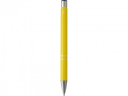 Шариковая ручка Moneta из переработанного алюминия - Желтый