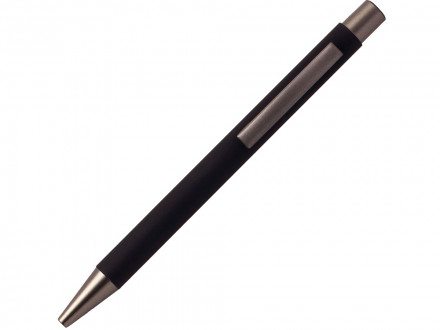 Ручка металлическая шариковая FAMILY MARSEL, soft touch (Чёрный)