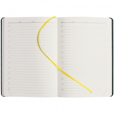 Ежедневник Flex Shall, недатированный, серо-голубой