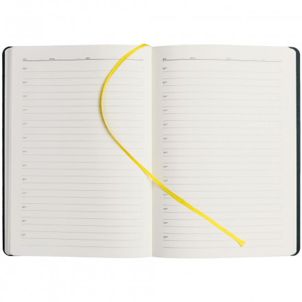 Ежедневник Flex Shall, недатированный, серо-голубой