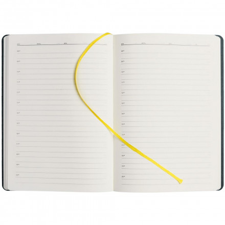 Ежедневник Flex Shall, недатированный, серо-голубой