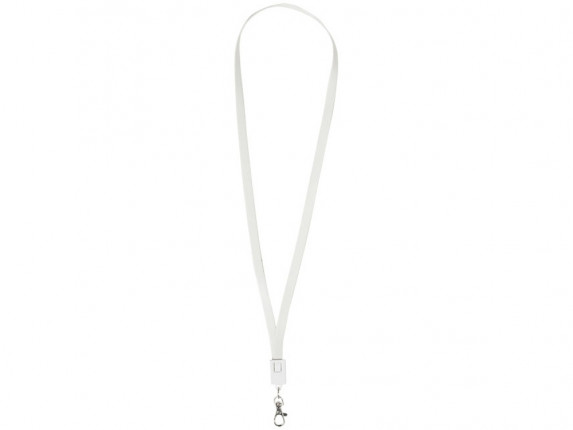 Зарядный кабель-клип 2 в 1, белый