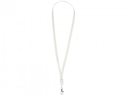 Зарядный кабель-клип 2 в 1, белый