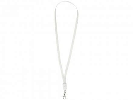 Зарядный кабель-клип 2 в 1, белый