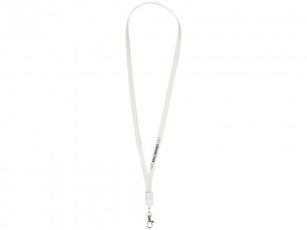 Зарядный кабель-клип 2 в 1, белый