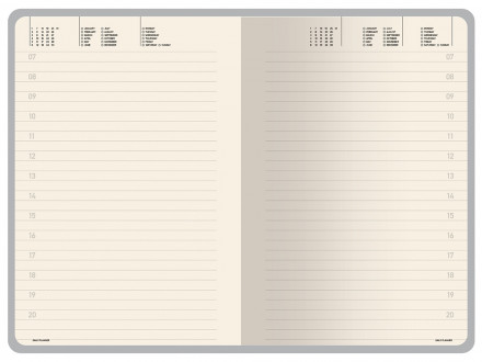 Ежедневник А5 Megapolis Color New soft-touch, морская волна