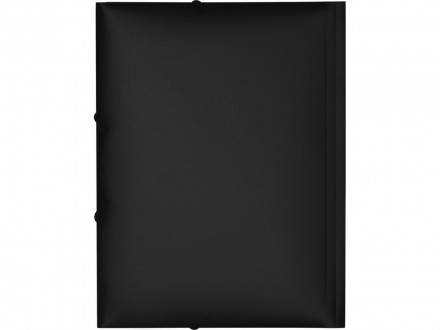 Папка формата А4 на резинке, черный