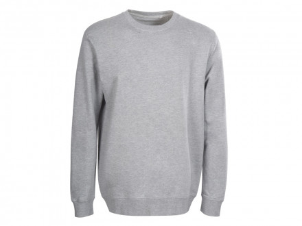 Свитшот Warsaw 220гр, унисекс, серый меланж