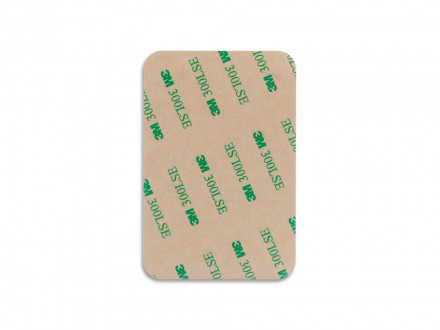 Чехол-картхолдер Favor на клеевой основе на телефон для пластиковых карт и и карт доступа, бежевый