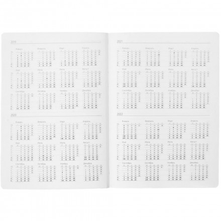 Ежедневник Flex New Brand, недатированный, голубой